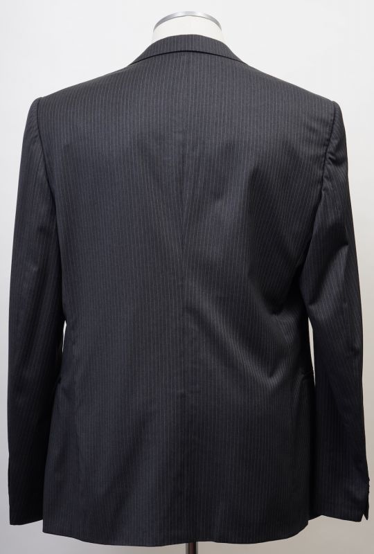 ジョルジオアルマーニ スーツ ブラック 黒 シルク混 52 2XL - スーツ